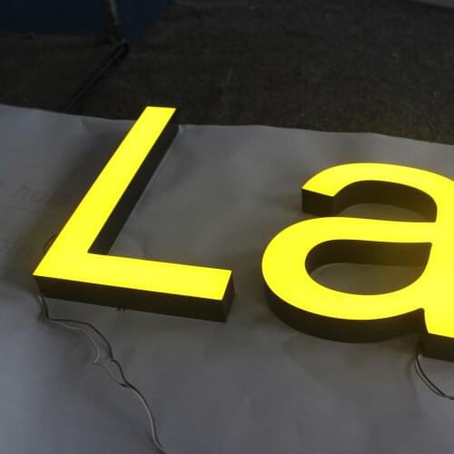 Customized Front Lit Acrylic Sign 3D Luminous Letter Waterproof Lighting Signage for Boat Logo