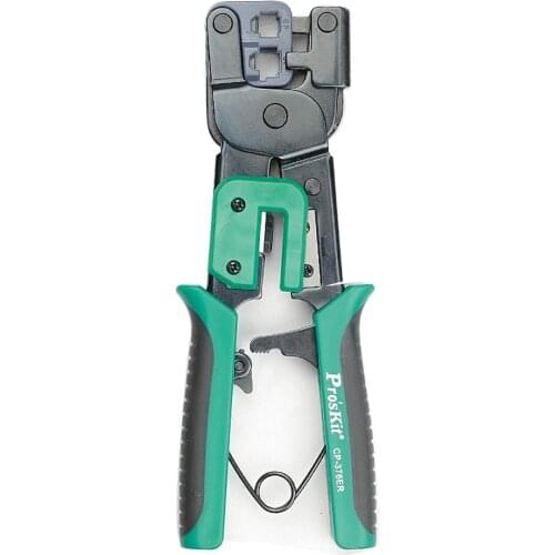 Proskit CP-376ER Naked Terminal Ratchet Pressing line Pliers Crimping Cable Stripper Crimper Networking Pliers Repair Tools