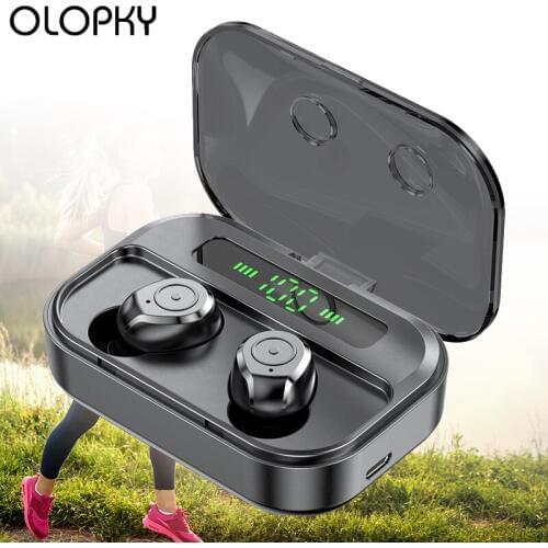 M7s TWS Wireless Earphone LED Display 5.0 Bluetooth Headsets For iPhone Huawei Sport Earphone Phone Power Bank Dual Host Headset