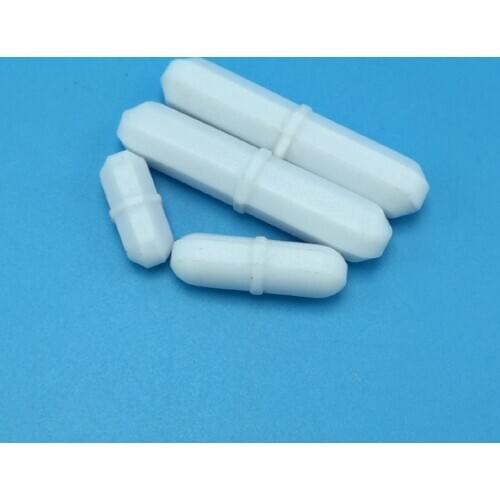 5Pcs B Shape Magnetic Stirrer Bar PTFE Magnetic Stirrer Mixer Stir Bars Lab Supplies(20mm