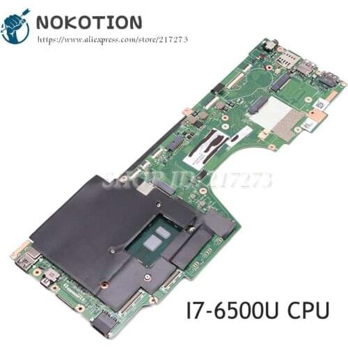 NOKOTION AIZS3 LA-C582P MAIN BOARD For Lenovo ThinkPad YOGA 260 Laptop Motherboard SR2EZ I7-6500U CPU DDR4