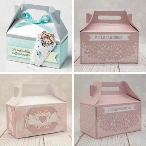 Metal Cutting Dies DIY 3D Gift Box Scrapbook Crafts Card Album Photo Make Embossing Stencil Template New Die Cuts 2020