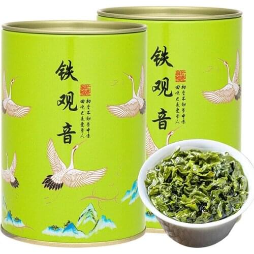 Tieguanyin new tea 125g Fujian Anxi mountain fragrant orchid fragrance oolong tea bulk tea canned l green gift