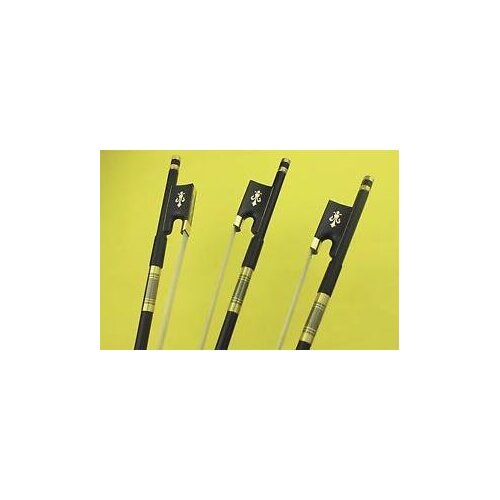 2pcs new professional 4/4 Carbon fiber violin bow Ebony Frog Carving flower