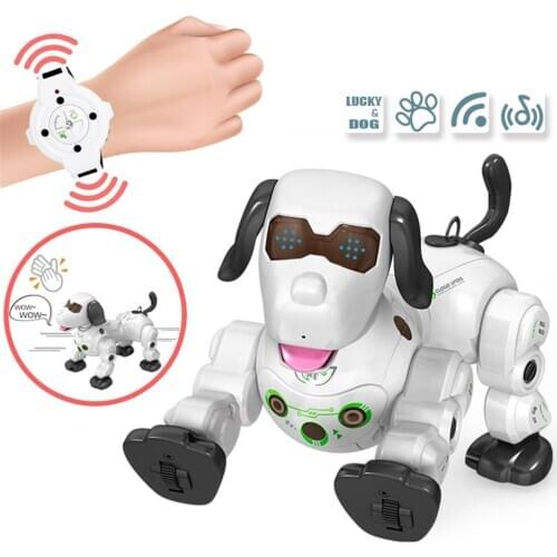 New Remote Control Smart Robot Dog 2.4G Wireless Kids Toy Intelligent Talking Robot Dog Electronic Pet Toy Gifts for Children