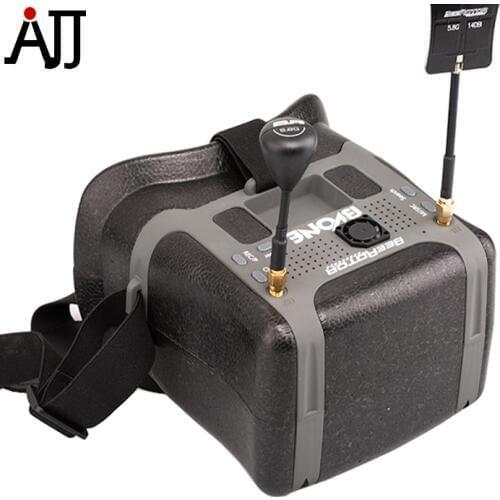 BeeRotor BVONE 5.8G 40CH FPV DVR Goggles Panel Antenna Video Glasses 800*480 5" LCD V3 For RC Drone Mulit-rotor VR Goggles