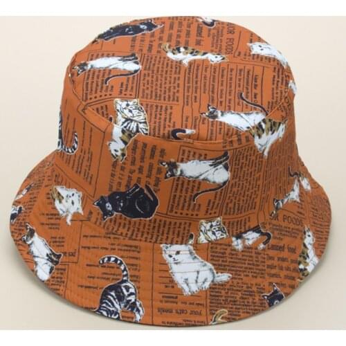 2020 brand G letter women cap spring wear double-sided sun bucket hat summer fashion letters graffiti woman fisherman hats