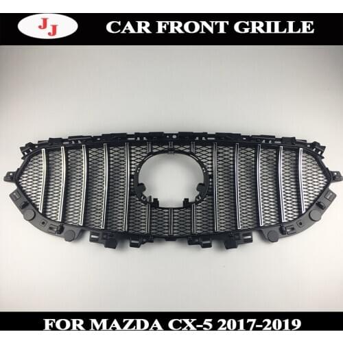 FRONT BUMPER ABS MODIFIED GRILL GRILLS FIT FOR MAZDA CX-5 CX5 AUTO FRONT MESH EXTERIOR MASK TRIMS COVERS AUTO GRILLE 2017 2018