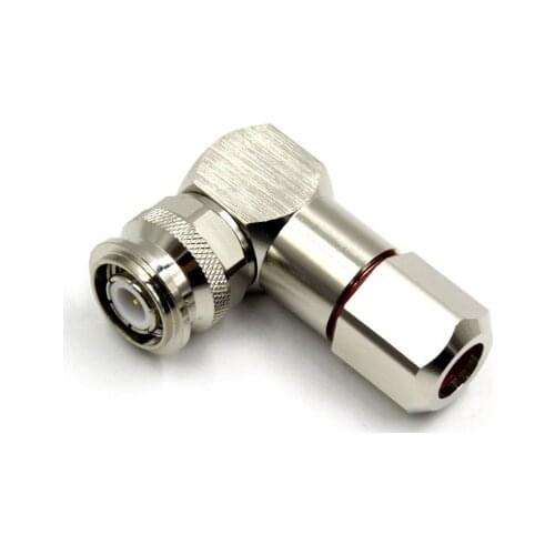 TNC Male Right Angle Clamp For LMR300 5D-FB Coaxial RF Adapters Connector