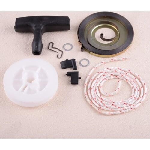 Recoil Rewind Starter Pulley Turnable Spring Rope Handle Pawl Grip 11281950400 11291900601 Fit for Stihl 034 036 Chainsaw