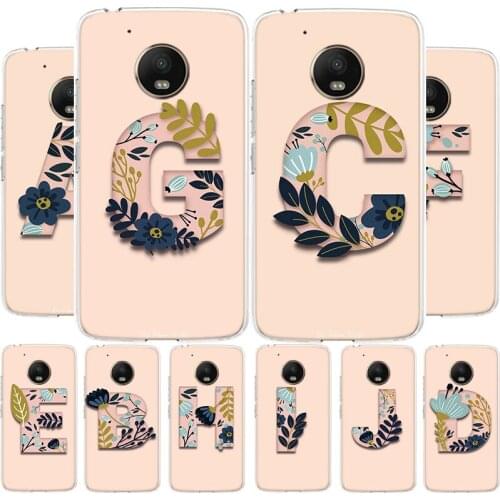Lucky letters Numbers Phone Case For Motoralo Moto G9 G8 G7 G6 G5 E6 E5 E4 Plus Power Play One Macro Action Cover Coque