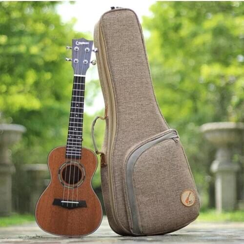 Ukulele Bag Case Thicken 20 MM Soprano Concert Tenor Backpack Handbag 21 23 26 Inch Ukelele Mini Guitar Accessories Parts Gig
