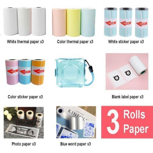 Paperang 58mm Thermal Photo Paper without BISPHENOL A White Color For Paperang Pictures Printer keep