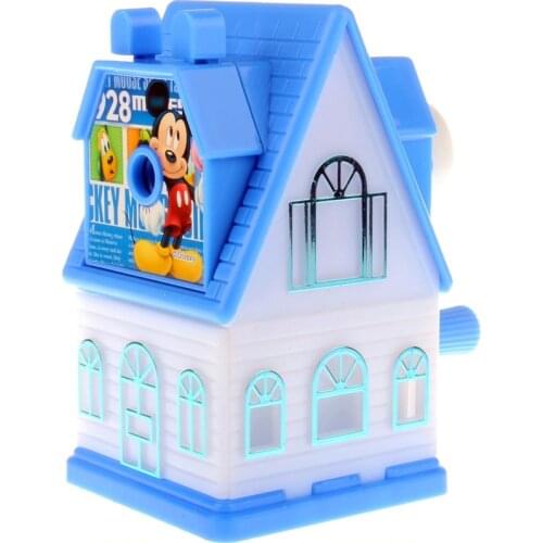 Disney Castle Shape Pencil Sharpener Cute Cartoon Pencil Sharpener Student Stationery Office School Supplies Gift
