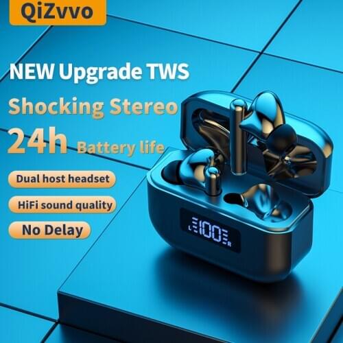 TWS Bluetooth Earphones Wireless Headphones Touch Control LED Display With Microphone Sport Waterproof Wireless Music Earphones