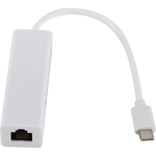USB-C Ethernet Adapter 3 USB C Hub to Ethernet RJ45 Lan Adapter Network Card Gigabit Internet for Macbook Pro Type-c Cables