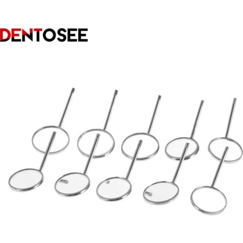 10pcs/set Dental Mouth Mirror Reflector Dentist Equipment Stainless Steel Dental Mouth Mirror Oral Care Tool Set Kit