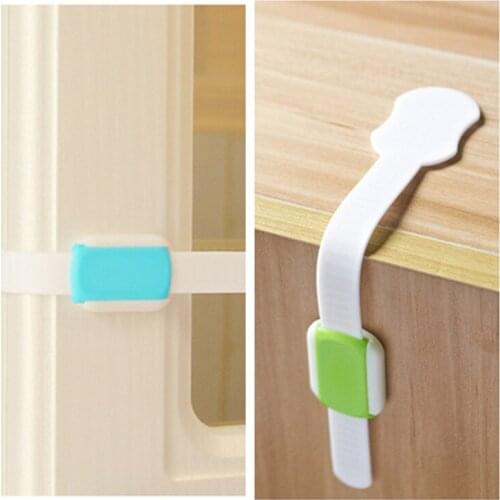 10pcs/lotMultifunctional Telescopic Adjustable Safety Lock Sale 10 Pcs/lot The Blue/green Fashion Safety Lock for 22 Cm