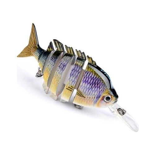 10cm 14g Swimbait 6 Sections Fishing Lure Fishing Tackle