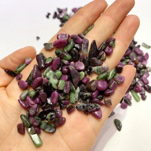 100g High Quality Natural Red and Green Treasure Gravel Crystal Degaussing Healing Energy Enhancement Meditation Purification