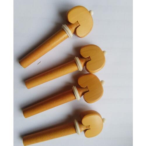 4 PCs Box wood Pegs Violin pegs High Quality Violin parts 4/4