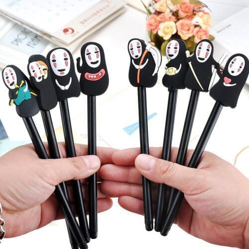 40 Pcs Creative Cute Anime Faceless Male Student Writing Tool Neutral Answer Gel Pen Safety Plastic Housing