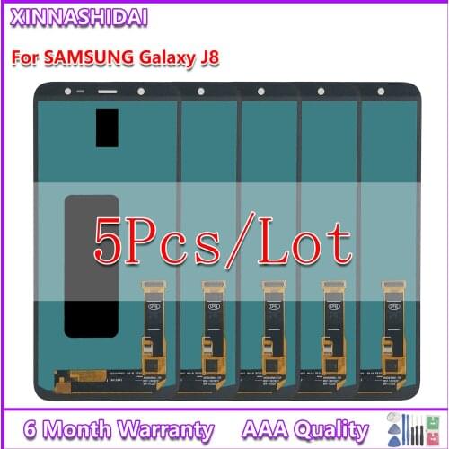 5PCS LCD For Samsung J8 2018 J810 LCD Display Touch Screen Digitizer For Samsung Galaxy J8 2018 J810 J810F