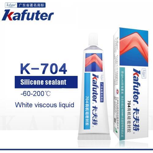 704 Silicone Rubber K-704 White Fixed Silicone Rubber Sealant Components RTV Silicone CPU Cooling Gel Electronic Silicone