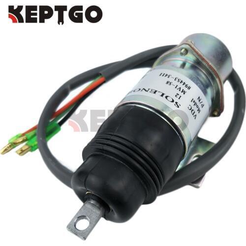 894453-3411 Heavy Duty Fuel Shutoff Solenoid for ISUZU 6BB1 6B61 4J62 4J61 12V MV1-58