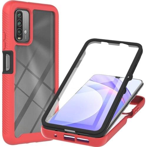 Redmi 9 Power 9T 2021 Shockproof Case For Xiaomi Redmi 9T T9 Crystal Case 360 Protect Back Panel Cover Red Mi 9T 9 Power Fundas