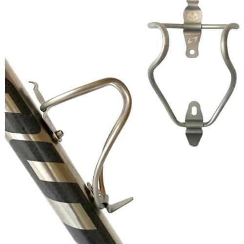 Road Bike Bottle Holder Titanium Alloy Ultra-light Water Cup Holder Mountain Bike High-strength Titanium Bottle Holder
