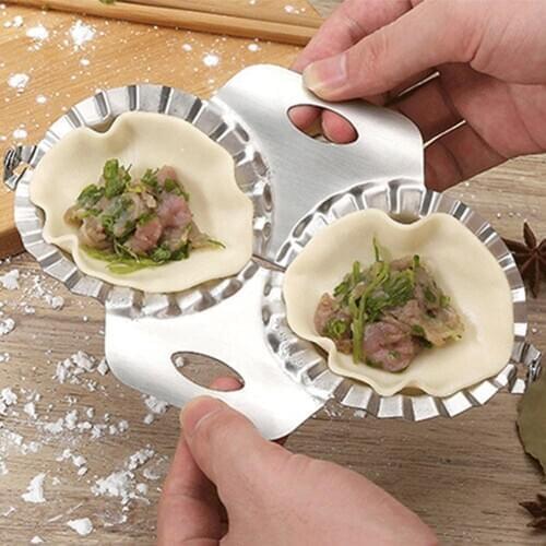 Dumpling Mold Home DIY Dumpling Wrapper Cutter Making Machine Cooking Pastry Tool Kitchen Tools Dumpling Maker Device Decoration