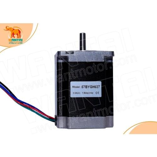 Germany Ship, No Tax) 1 PC High Nema 23 Wantai Stepper Motor 287oz-in, 2 phase, 57BYGH627 CNC Mill Cut Engraver, Laser
