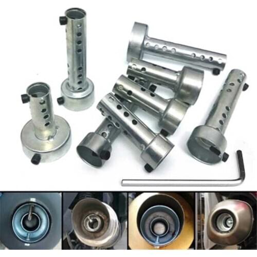 Motorcycle Silencer Noise Sound Eliminator Exhaust Pipe Adjustable Muffler Silencer Durable 35mm/42mm/45mm/48mm/60mm