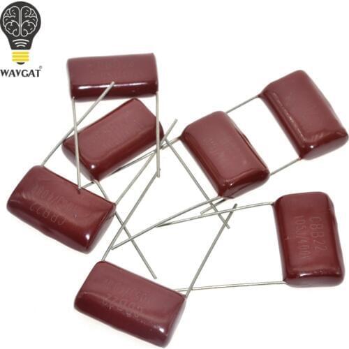 10PCS CBB capacitor 102 103 104 105 400V 105J 400V 0.001UF 0.01UF 0.1UF 1uF P20 CBB22