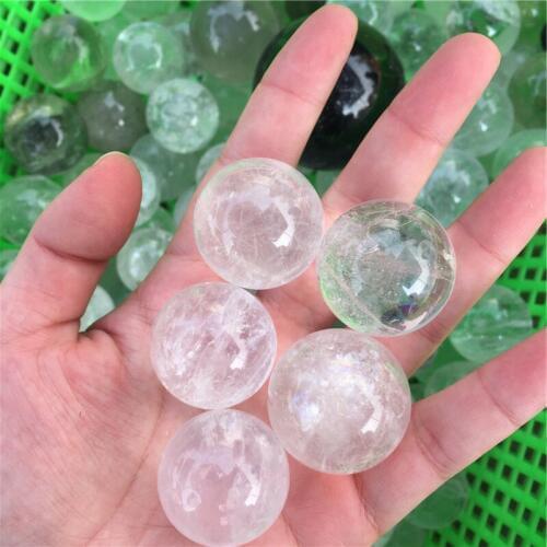 Wholesale natural rock clear quartz crystal ball white crystal sphere