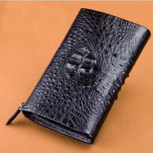 Ourui new true crocodile male long The wallet Genuine leather zipper handbags