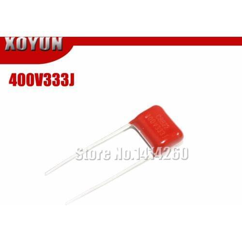 10PCS CBB 400V333J 400V33NF 400V0.033UF 333J 400V Pitch 10mm CBB Polypropylene Film Capacitor