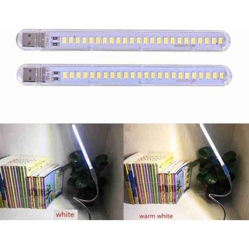 Portable LED Night Lamp Mini Usb light Book Lights 24 LEDs Reading Reading Table Lamps 5V Power Input Power Bank Laptop Lamp