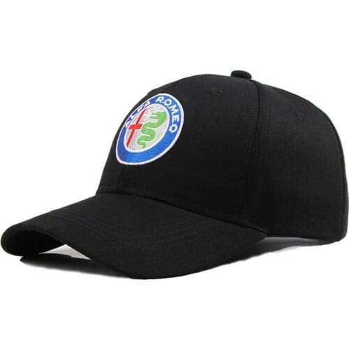 Car Logo Embroidery Casual Hat For Alfa Alpha Romeo 159 147 156 Giulietta 147 159 Mito Car Alfa Logo outdoor Accessories