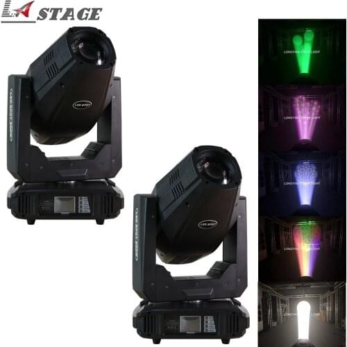 Free Shipping 2pcs/lot New 300W LED Beam Spot Wash 3in1 Moving Head Light Plus ZOOM Features 20/25 Channels DMX DJ Stage Light