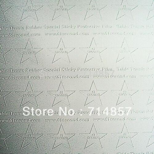 10 pieces of 61second table tennis / pingpong special sticky protective film