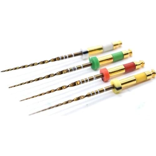 Dental Wave One Gold Rotary Files Engine Heat Activation Flexible Tool for Dentist Instrument
