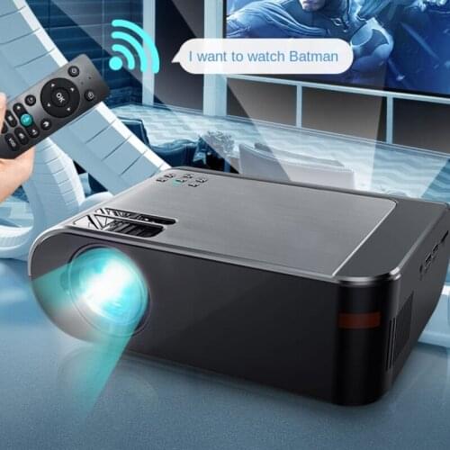 Zq Smart Projector Home WiFi Wireless Ultra HD Small Portable 3D Home Theater