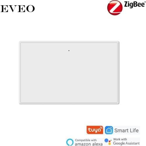 EVEO US Standard Push Button Tuya Voice Control Smart Switch Zigbee Control Light Switch