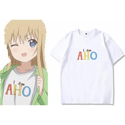 Unisex Anime Cos Yuruyuri Akaza Akari Toshinou Kyouko Same T-Shirt Tee Cosplay Costumes T-Shirt T Shirt
