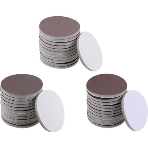 Uxcell 12Pcs 3-Inch Sanding Sponge Hook and Loop Sanding Disc Wet Dry for Automobile Car Wood Drywall Metal Brown Corundum