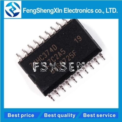 10pcs/lot 100% New original 74HC374D 74HC374 SOP-20 7.2MM Octal D-Type Flip-Flop IC