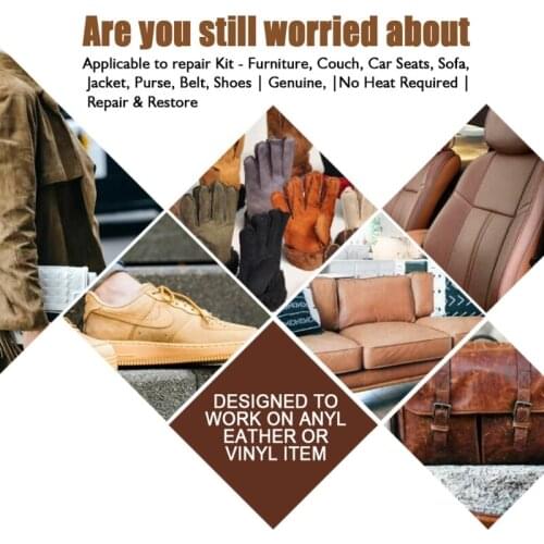 20ml Non-toxic Acrylic Repair Liquid Leather Recoloring Cream Leather Repair Kits for Couches Car Seat Sofa