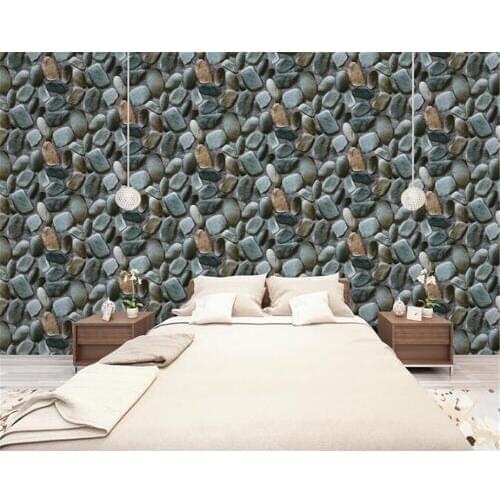 Beibehang Retro Chinese brick personalized thick waterproof PVC 3d wallpaper bedroom clothing store background wall paper tapety